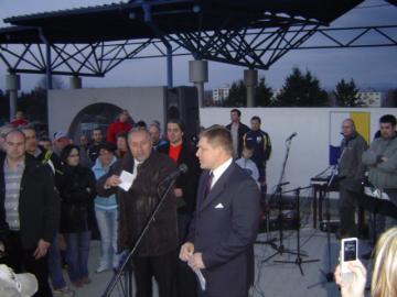 Otvorenie multifunkčného ihriska Otvorenie multifunkčného ihriska